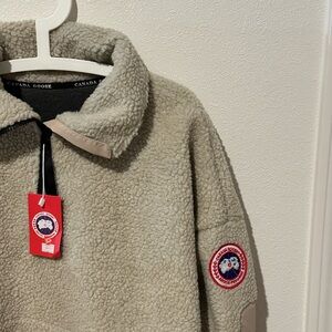 Canada Goose Taupe Fleece Jacket